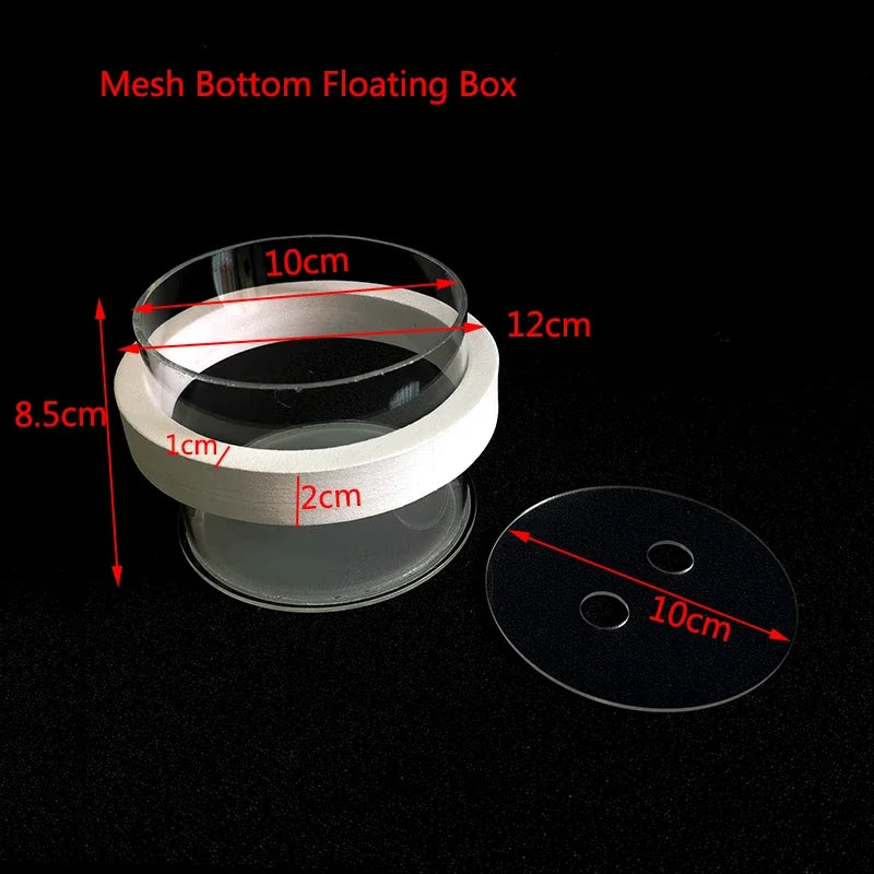 Acrylic Floating Fish Breeding Isolation Box Aquarium Breeder Feeder Fish Tank Hatching Incubator Aquarium Hatchery Accessory