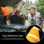Reflective Dog Vest Breathable Dog Visibility Vest Dog Orange Vest Adjustable Fluorescent Comfortable Pet Supplies For Hunting