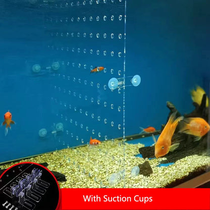 Transparent Acrylic Fish Tank Isolation Board Aquarium Grid Separation Separator Portable Water Supply Acrylic Divider Terrarium