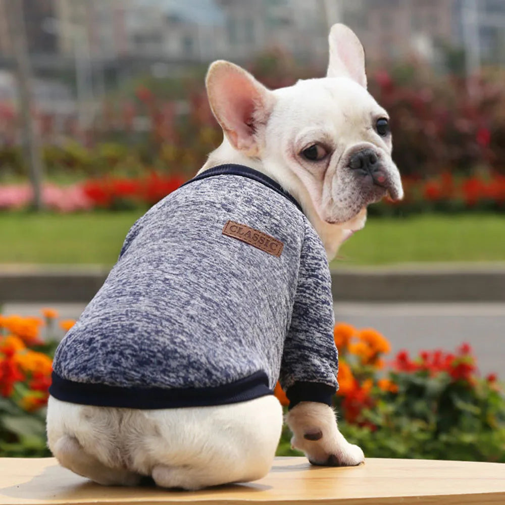 Pet Dog Clothes Knitwear Dog Sweater Soft Thickening Warm Pup Dogs Shirt Winter Puppy Sweater for Dogs Casual Pet Cat Clothing