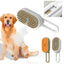 Rechargeable Steam Cat Grooming Brush Steamy To Remove Loose Hair 3 in1 Electric Self Cleaning Spray Dog Brush Massage Pet Combs