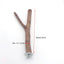 Natural Wood Pet Parrot Raw Wood Fork Tree Branch Stand Rack Squirrel Bird Hamster Branch Perches Chew Bite Toys Stick Supplies