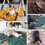 Dog Cooling Leaf Mat Summer Pad Mat For Dogs Cat Blanket Sofa Breathable Pet Dog Bed Washable For Small Medium Large Dogs Car