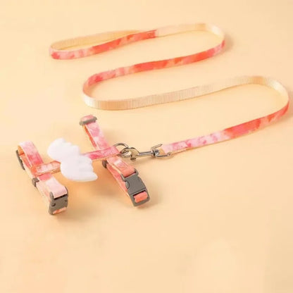 Adjustable Bunny Cat Dog Harness and Leash Set Walking Pet Harnesses for Small Animals Cats Rabbit mascotas Accessories Supplies