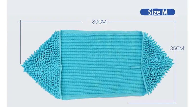 Pet Dog Towel, Super Absorbent Microfiber Towel with Hand Pockets, Quick Dry Shammy Towel Dog Bathing Supplies, Machine Washable