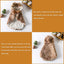 Pet Christmas Costume Puppy Xmas Cloak Cats Dogs Santa Cape with Elk Hat Pet Party Cosplay Dress for Small to Medium Sized Dogs