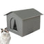 Outdoor Cat House Foldable Warm Pet Cave For Winter Waterproof Rainproof Kitten Cave Pet Tent Bunny Bed For Feral Cat Puppy