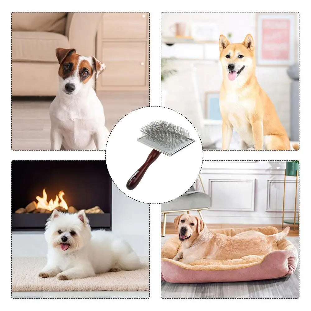 Dog Grooming Comb Dog Shedding Slicker Brush Portable Dog Massage Clean Tangled Brush Kitten Puppy Hair Combs Beauty Tools