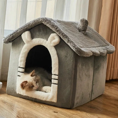 The kennel is universal in all seasons, the house type is small, the dog can be dismantled and washed, the dog house cat litter