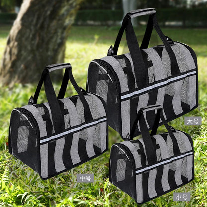 2024 New Pet Cat Carrier Shoulder Bag Portable Carrying Bag Breathable Travel Outdoor Transportin Small Dogs Puppy Pet Supplies