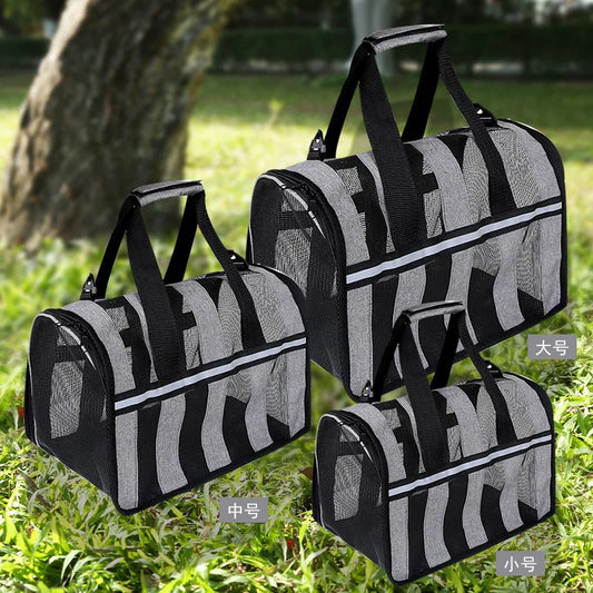 2024 New Pet Cat Carrier Shoulder Bag Portable Carrying Bag Breathable Travel Outdoor Transportin Small Dogs Puppy Pet Supplies
