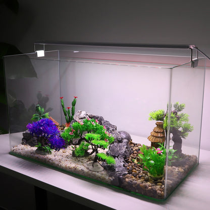 UXCELL Artificial Plants Grass Aquarium Plastic Water Weeds Ornament Fish Tank Flower Plants Tree Decoration Accessories