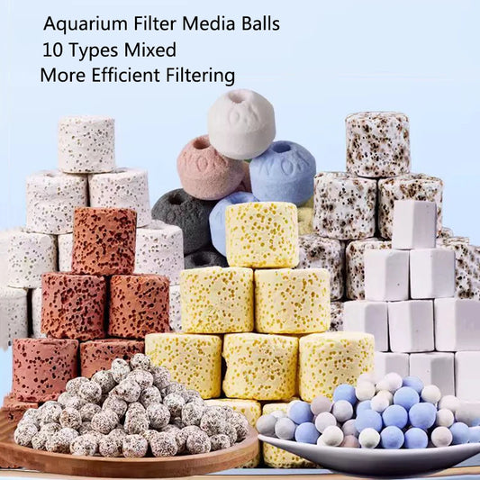 250g 500g Aquarium Bio Balls Biochemical Ball Filter Media Material for Aquarium Filter Accessories for Fish Tank Hot Selling