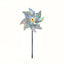 1pcs Bird Repeller Pinwheels Reflective Sparkly Scarecrow Pinwheel Windmill Spinner for Garden Lawn Yard Decor Keep Birds Away