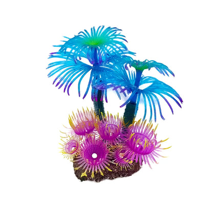 Artificial Underwater Coral Aquarium Fish Tank Simulation Decoration Aquarium Backgrounds Plants Water Flower Beautiful New