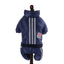 Thicken Warm Dog Jumpsuit Turtleneck Autumn Winter Dog Coat Reflective Sherpa Fleece Dog Clothes for Small Medium Dogs