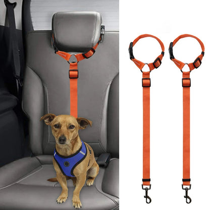 Pet car safety rope ring dog car safety belt rear seat towing rope