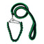 130cm Super Strong Coarse Nylon Dog leash Army Green Canvas Double Row Adjustable Dogs Collars For Medium Large Dogs Leashes Set