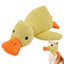 Pet Plush Toy Calming Duck Plush Toy Calming Duck Dog Toy Pet Teeth Cleaning Chew Pillow Toy Puppy Plush Pillow Toy Pet Supplies