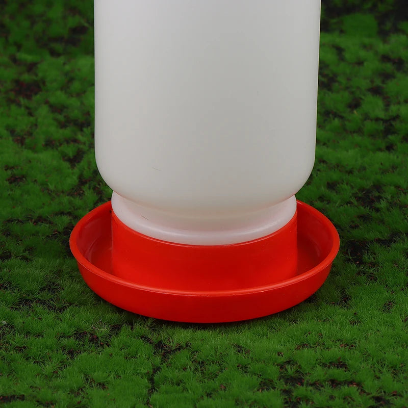 Poultry Thickened Feeder And Drinker Water Food Dispenser Automatic Chicken Birds Chick Waterer Feeding Bucket Container