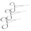Pet Hemostatic Hair Clipper Tweezer Scissors Dog Clamp Ear Supplies Ear Fur Trimming Scissor Dog Stainless Steel  Grooming Tools