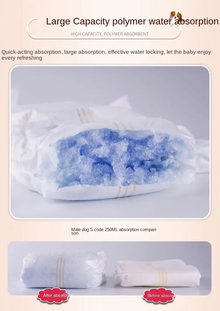 Pet Diapers, Puppies' Menstrual Diapers, Male Dogs, Female Dogs, Physiological Pants