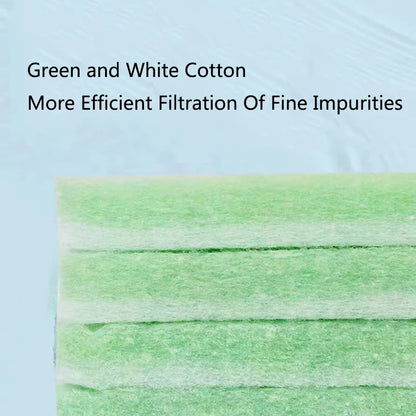 Biochemical Green White Aquarium Cotton Sponge Fish Tank Filtration Foam Green Spongs Aquarium Accessories Water Filter Cotton