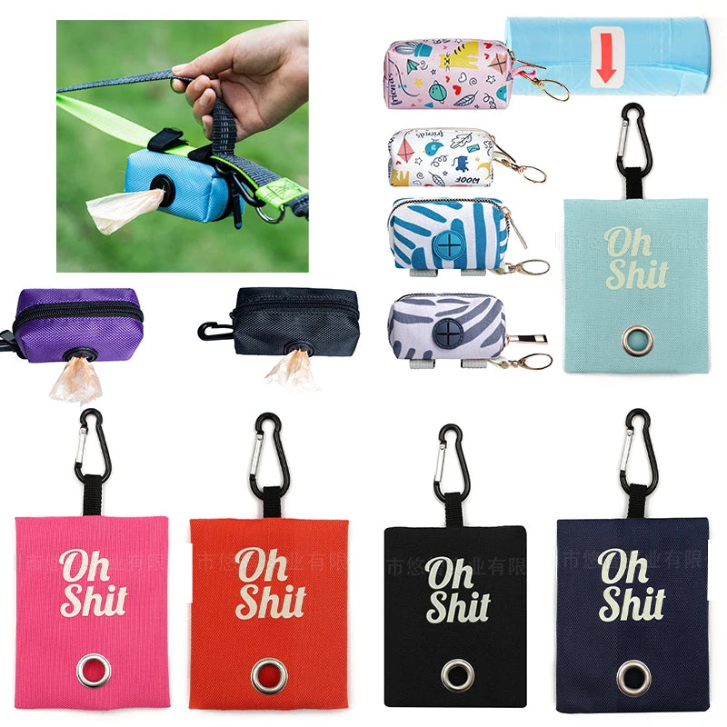 Dog Poop Bags Dispenser Outdoor Puppy Poop Bag Holder Pet Snack Bag Dog Accessories Dog Bags Dispenser