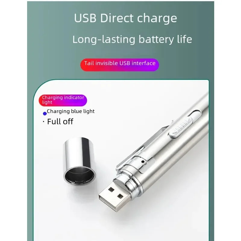 Multi Functional Upgrade USB Direct Charging Infrared Cat Toy Laser Pattern Projection Interactive Cat Stick Pet Toy Supplies