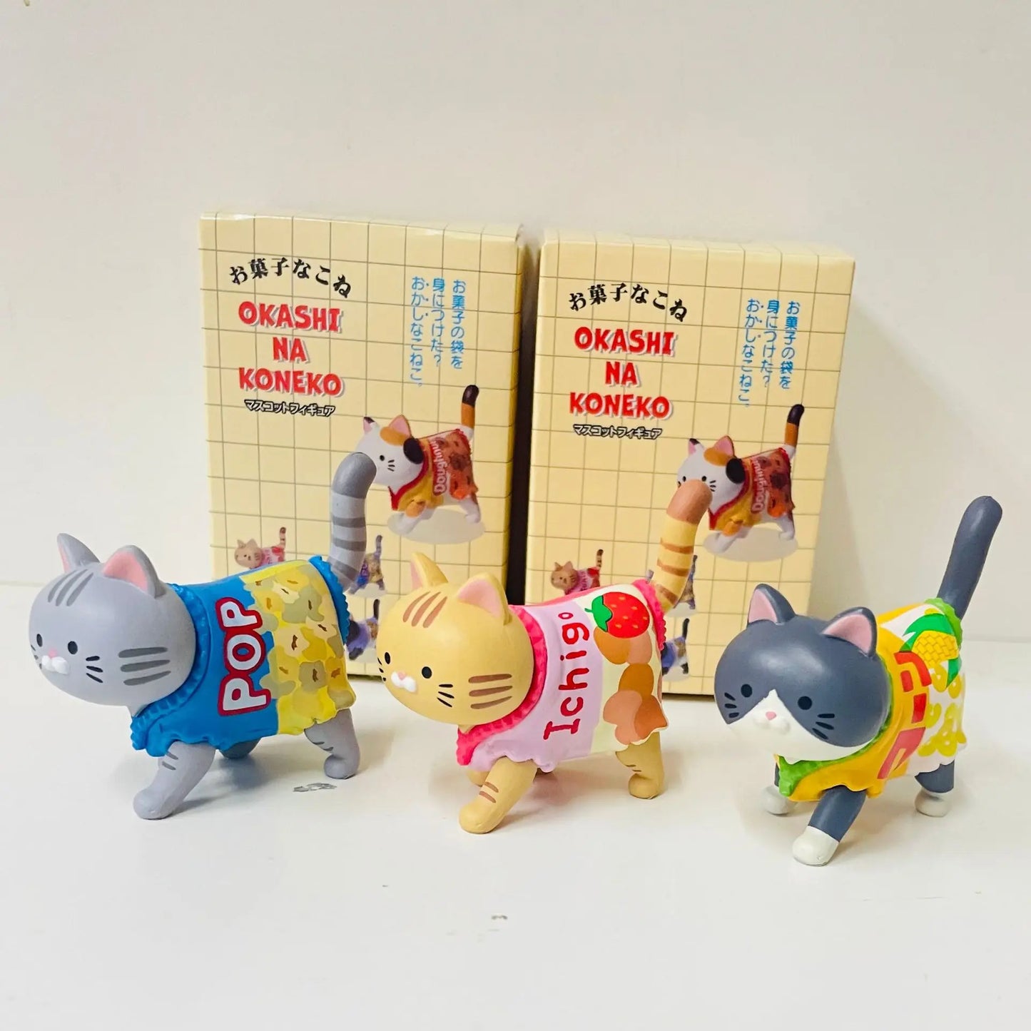 New Cat Blind Box Wearing Candy packaging Snack Cat Figure Toys kittens Dolls Blind Bag Decoration Kids Christmas Gift
