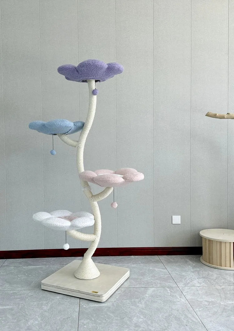 Cat Climbing Frame Big Cat Claw Tree Nest Tower Sisal Grinding Claw Rod Removable Washable Pet Entertainment To Rest Products