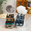 Pet Winter Warm Clothes Fleece Pullover Dog Shirt Nordic Style Printed Puppy Sweatshirt Hoodies Coat for Small Dogs Cats Costume