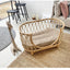Japanese ins natural rattan dog cat pet bed teddy kennel princess bed summer removable cage