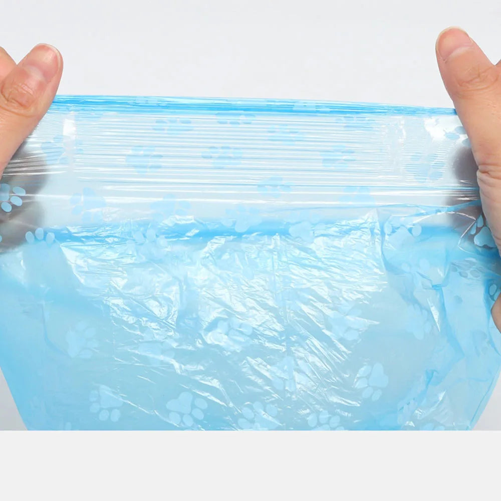 10 Roll Pet Dog Poop Bags Dispenser Collector Garbage Bag Puppy Dog Poop Scooper Bags for Dogs Cat Outdoor Cleaning Pet Supplies