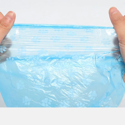 10 Roll Pet Dog Poop Bags Dispenser Collector Garbage Bag Puppy Dog Poop Scooper Bags for Dogs Cat Outdoor Cleaning Pet Supplies