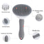 Pet Dog Brush Cat Comb Self cleaning Pet Hair Remover Brush For Dogs CatsGrooming Tools Pets Dematting Comb Dogs Accessories