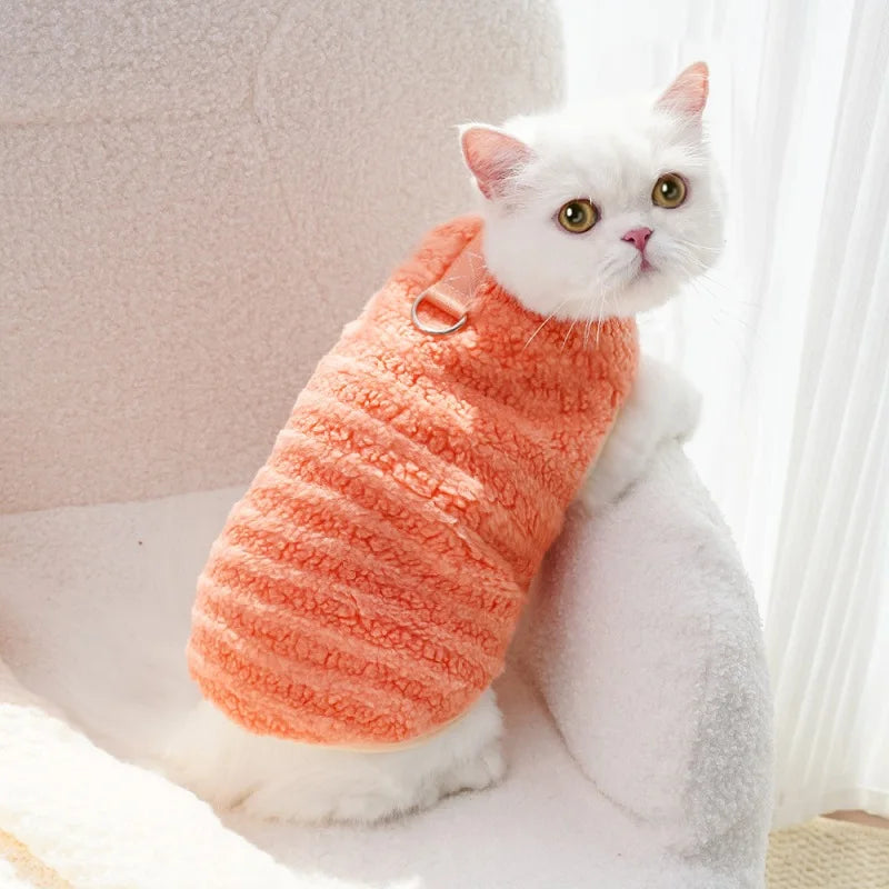 Puppy Warm Hoodies Fleece Dog Jacket Pet Letter Winter Dog Clothes Chihuahua Poodle Bichon Accessories Cat Coat Dog Pullover