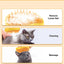 Cat Steam Brush, 3-In-1 Cat Steam Brush, Silicone Massage Beauty Brush, Cat And Dog Pet Hair Cleaning Brush Comb,Mango Shape