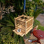 Grasshopper Cage, Bamboo Single Grid, Pure Handmade Bamboo Woven Cage, Classic Insect Crawling Tool with Drawer