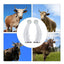 Cow Horn Protective Covers 1 Pair Cow Anti-Fight Horn Protector Cover Breathable Avoid Fence Damage Protector for Aggressive