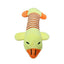Pet Toys Cute Pet Chewing Teething Toys Cartoon Embroidery Bite-resistant Decompression Duck Pig Elephant Sounding Toys