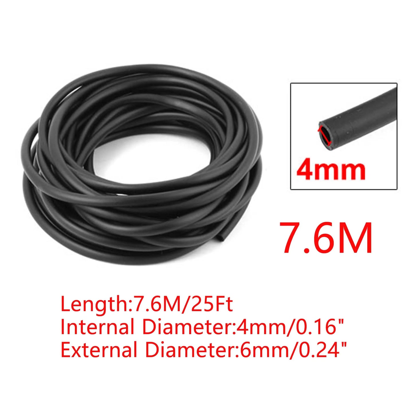 UXCELL Aquarium Flexible Hose Oxygen Circulate Pipe Silicone Tube Water Connector ID 4mm Pump Parts Tools Fish Tank Accessories