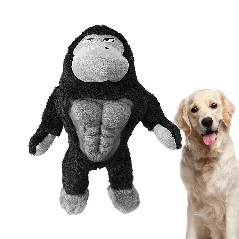 Cute Cow Puppy Dog Interactive Toy Bite Resistant Pet Chew Toys Dog Squeaky Toys For Small Dogs Orangutan Shape Accessories