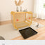 Boutique high-end indoor furniture dog villa, light luxury lucky dog cage for small and medium-sized Shiba Inu Bianmu