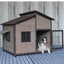 Small puppy house outdoor water rot kennel kennel kennel rural large medium and small outdoor villa
