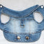 Dark Washed Dog Denim Jacket for Small Medium Dogs, Puppy Sleeveless Jeans Coat with D Ring Chihuahua Yorkie Clothes Pet Apparel