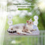 Folding cat hammock plush mesh cat window wall jumping platform double suction cup cat hammock