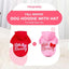 Fleece Lined Dog Hoodies Cute Girl Dog Sweatshirt Spring Winter Doggie Clothes Puppy Coat with Hat Pet Apparel for Small Dogs