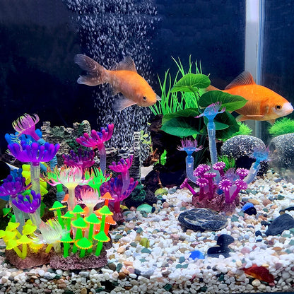 Artificial Underwater Coral  Aquarium Fish Tank Simulation Decoration Aquarium Backgrounds Plants Water Grass Accessories Home