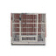 Dog cage, stainless steel square tube  Large bold  Folding square tube metal dog cage with tray Enough cage